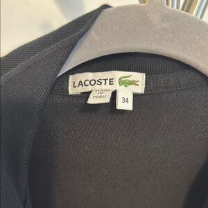 Lacoste Black Polo Dress